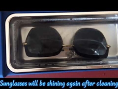 Pulitore ad ultrasuoni digitale da tavolo 42kHz 650ml per gioielli