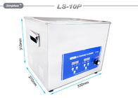 Bagno ultrasonico di pulizia ultrasonica della macchina del pulitore di Digital di 10 litri