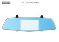 Registratore dati a 4,3 pollici dell'automobile di HDMI con il doppio specchio della parte posteriore della macchina fotografica