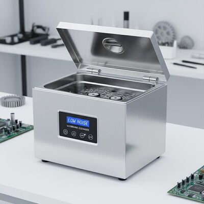 Pulizzatore ad ultrasuoni da tavolo a basso livello di rumore, compreso il serbatoio in acciaio inossidabile, progettato per la pulizia in vari settori industriali
