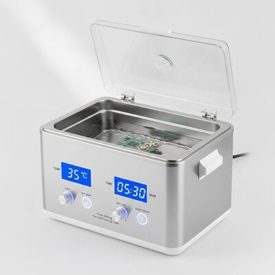 Impostazione di riscaldamento 0-80 °C Pulizzatore ad ultrasuoni da tavolo con impostazione del timer 0-30 minuti adatto a compiti di pulizia di precisione