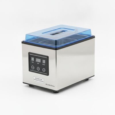 2.5L Capacità del serbatoio di pulizia Tavola superiore pulsante ad ultrasuoni Serbatoio in acciaio inossidabile Dimensioni 280x180x200mm Progettato per la pulizia accurata