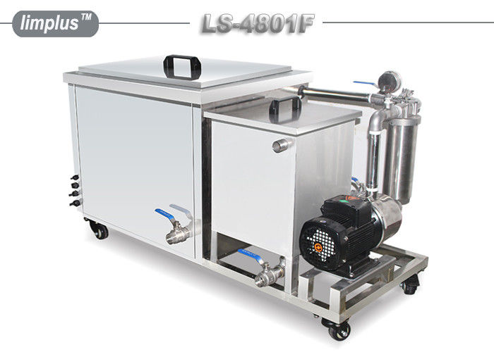 Pulitore ultrasonico su ordinazione di grande capacità di Limplus con l'unità di scrematura e di Fiteration
