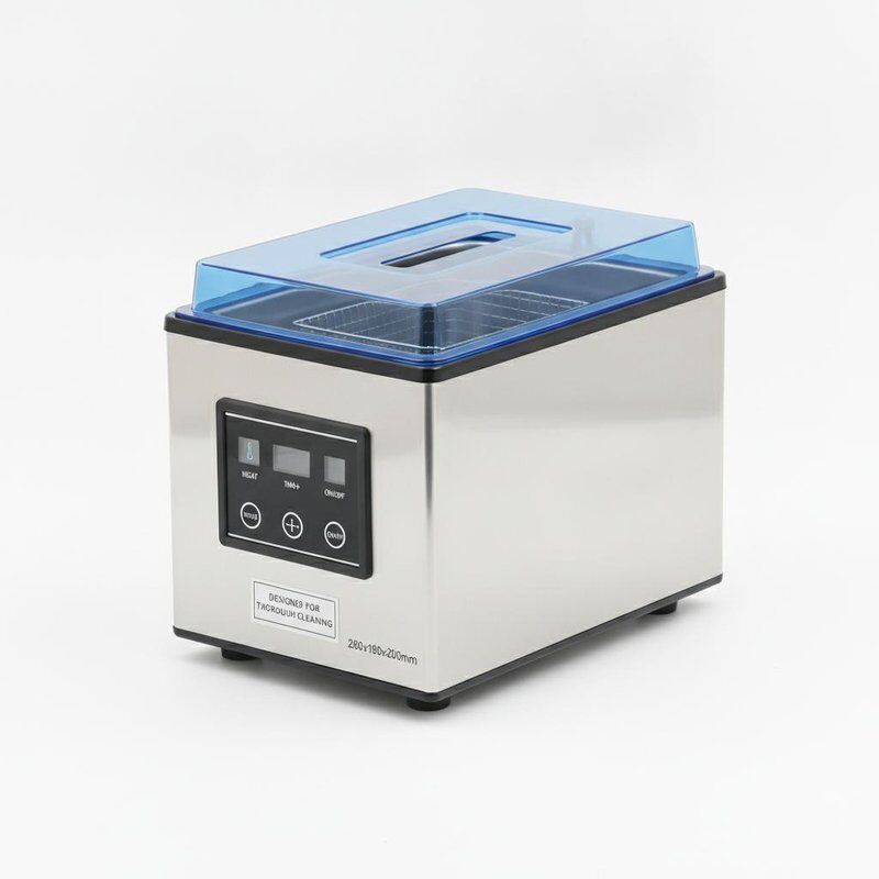 2.5L Capacità del serbatoio di pulizia Tavola superiore pulsante ad ultrasuoni Serbatoio in acciaio inossidabile Dimensioni 280x180x200mm Progettato per la pulizia accurata